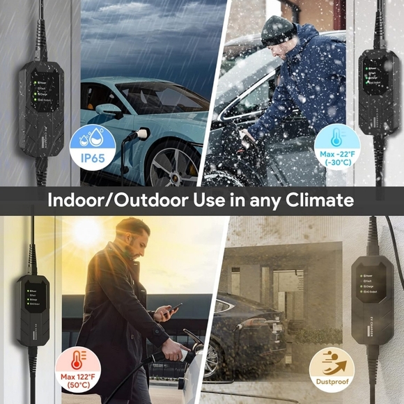 Megear Skyward II home electric vehicle charging station, NEMA 5-15 plug, new - Picture 4 of 9